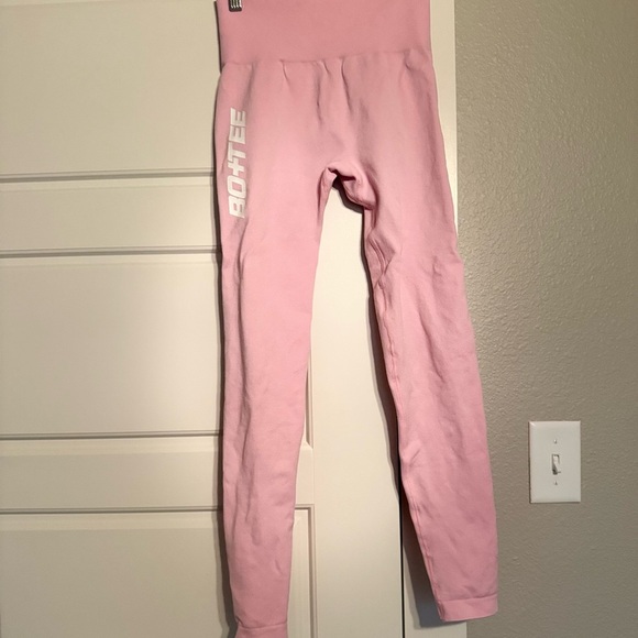 Bo & Tee Seamless Leggings Pink - Picture 1 of 3